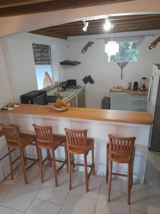 Maison Bord De Mer A 100 M Saint-Francois  Exteriér fotografie